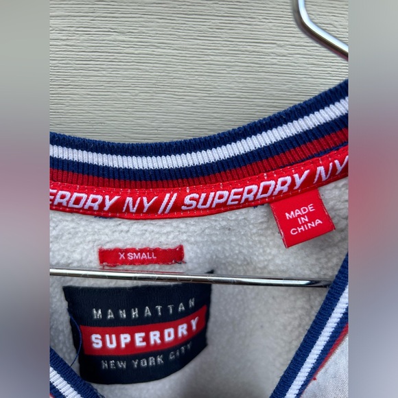 Superdry Game Day College Sweatshirt Size XS Oversized - Picture 7 of 12